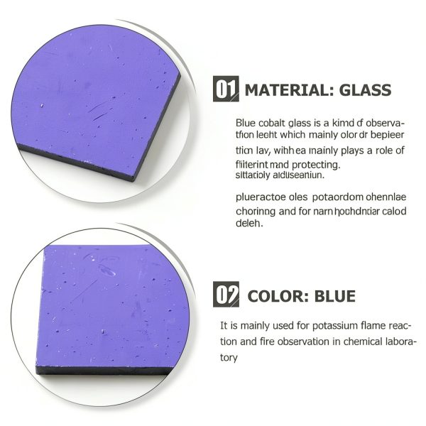 Scicalife Cobalt Blue Glass Sheet Filtering Lens 1.96x1.96 Inches-3
