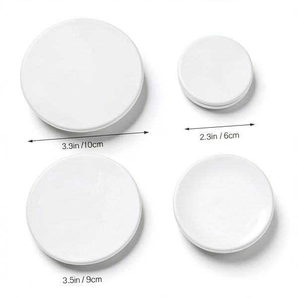 Laboratory Glass Beaker Covers FUNOMOCYA 4pcs Evaporating Dish Lids-1