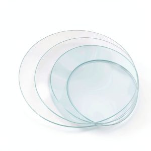 Laboratory Glass Beaker Covers FUNOMOCYA 4pcs Evaporating Dish Lids-0