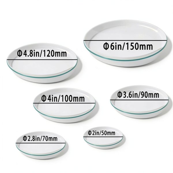 6 Pcs Lab Watch Glass Beaker Cover Set,1 Set Beaker Cover Smooth Edges Chamfered Arc, Watch Glasses in 50mm,70mm,90mm,100mm,120mm,150mm,Diameter Watch Glass, for Laboratory, Transparent.-1